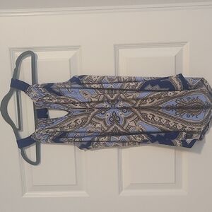 Inc Blue Tank Top sz small